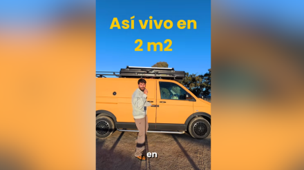 José Antonio y su furgoneta camperizada