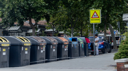 Contendores de basura en Madrid