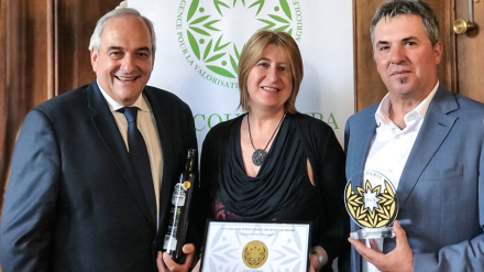 Àngels Araque en la rebuda del Premi Gourmet d'Or del Concurs Internacional AVPA París Gourmet