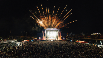 Concierto celebrado en la ciudad deportiva Guillermo Amor de Benidorm