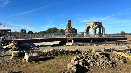 Yacimiento romano de Cáparra en Cáceres