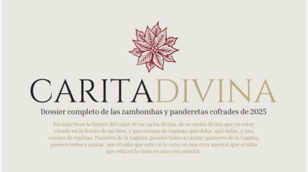 Cartel de la Federación anunciado zambombas y panderetas de las cofradías