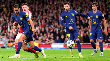 Imagen del Arsenal-Atlético de Madrid del pasado 21 de octubre en el Emirates
