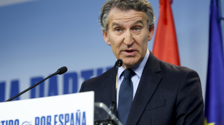 El líder del PP, Alberto Núñez Feijóó