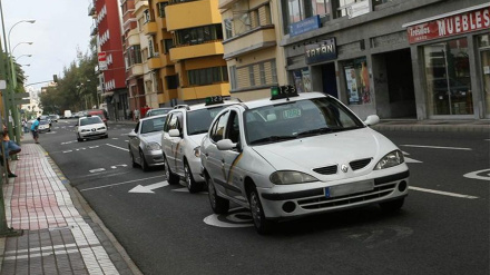 Zebenzuí Pérez, portavoz del movimiento Taxi Sí Canarias