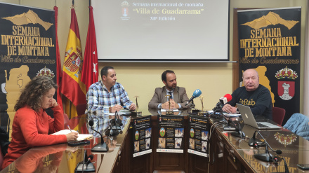 Imagen de la presentación de la Semana de la Montaña de Guadarra