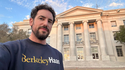 Eric García en una de sus visitas a EEUU.