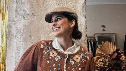 Aida Menéndez en su tienda de Oviedo