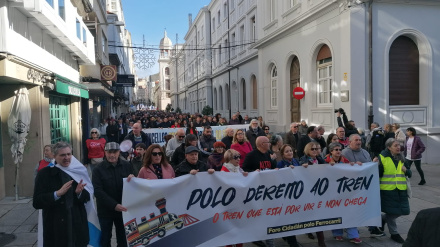 La manifestación está convocada por el Foro Cidadán polo Ferrocarril