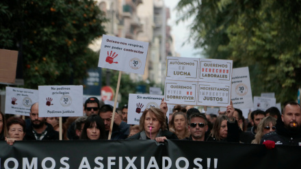 La manifestación, convocada en diversas ciudades españolas, se ha desarrollado en un ambiente pacífico.