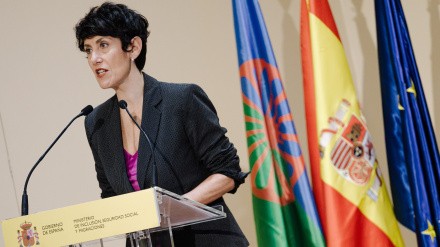 La ministra de Inclusión, Seguridad Social y Migraciones, Elma Saiz