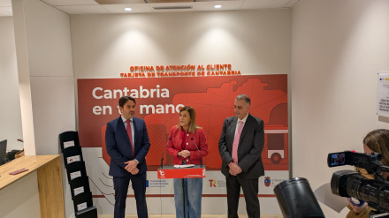 Presentación de la nueva tarjeta de transportes de Cantabria