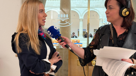 La presidenta del Parlamento de La Rioja, Marta Fernández Cornago