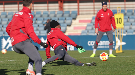 Entrenamiento de Osasuna en Tajonar