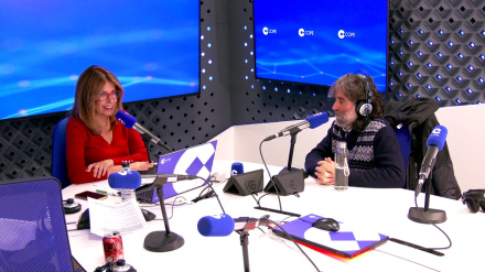 Teófilo Nieto con Pilar García Muñiz en COPE