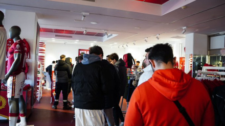 Agotadas las entradas en la tienda del Real Murcia