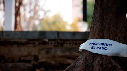 Parque de la Concordia, Jaén, donde encontraron a las dos adolescentes fallecidas. EFE