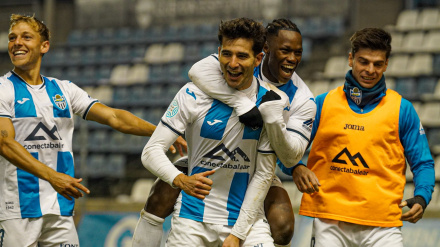 Gol de Tovar en Lleida el pasado sábado