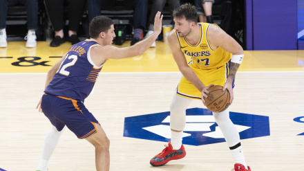 Luka Doncic, durante el partido ante los Suns