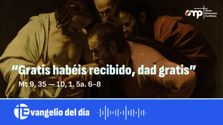 Escucha aquí el Evangelio del día