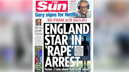 La información de The Sun sobre el exjugador inglés detenido
