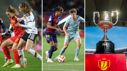 La Liga de Naciones femenina, el liderato liguero y la Copa del Rey se juegan en Tiempo de Juego desde las 18:30h