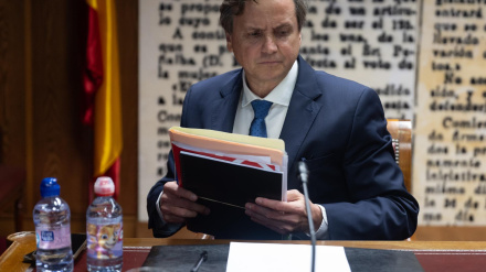 El director general de Obras Públicas e Infraestructuras de Navarra, Pedro Andrés López