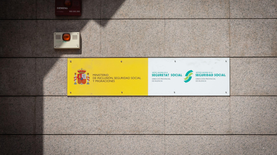 Señales del Ministerio de Inclusión Seguridad Social y Migraciones & Instituto Nacional de la Seguridad Social en Valencia