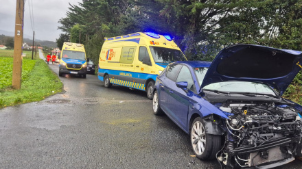 Uno de los vehículos implicados en el accidente