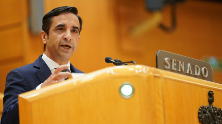 Intervención del senado  y alcalde de Ferrol, José Manuel Rey Varela