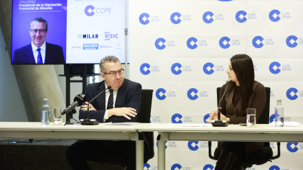 Toni Pérez en el primer desayuno informativo de COPE Dénia Marina Alta