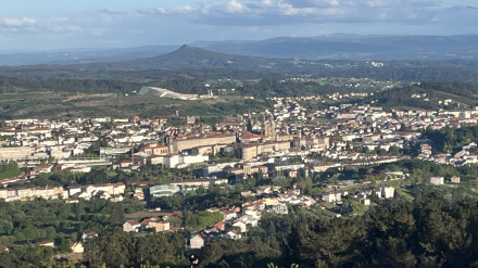 Santiago de Compostela desde el Monte Pedroso