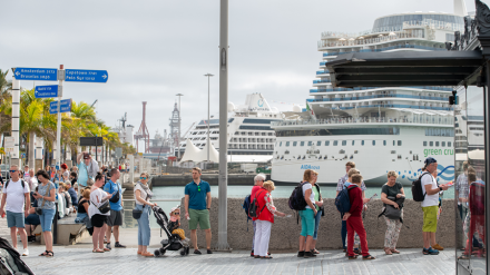 Cruceristas en Las Palmas de Gran Canaria Tony Hernández