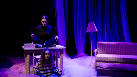 Una de las escenas de la obra "Manual de patronaxe"