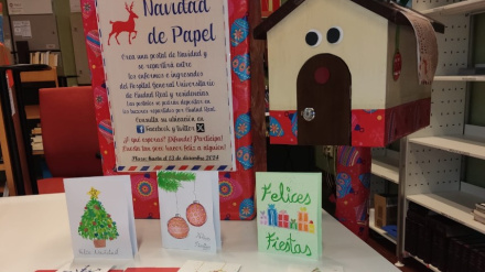 Postales de la iniciativa "Navidad de Papel"