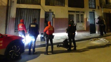 04/12/2025 Momento de la entrada en el inmueble.ESPAÑA EUROPA SOCIEDAD NAVARRAPOLICÍA FORAL