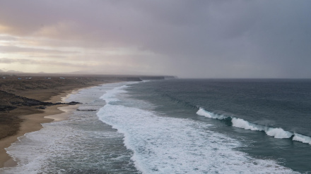 La playa en El Cotillo, Fuerteventura