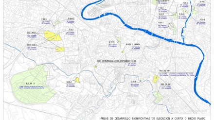 Así es el planeamiento de los desarrollos urbanístico de Zaragoza