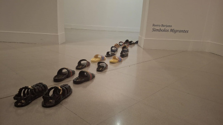 Una de las obras de Bejarano