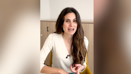 Cristina Capella, dietista-nutricionista, en el vídeo