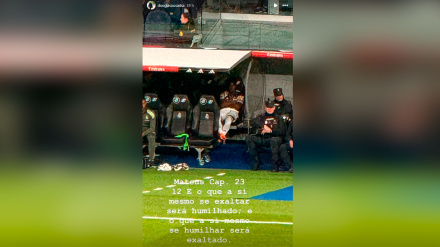 La publicación del padre de Endrick