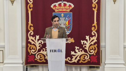 El alcalde de Ferrol, José Manuel Rey Varela, este martes, tras la Junta de Gobierno