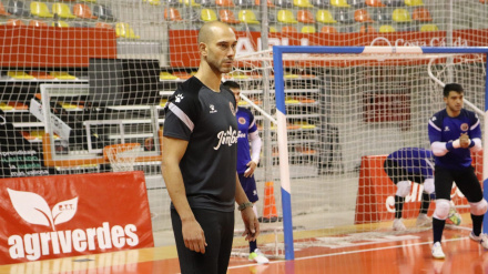 Rafa Fernández en una sesión de trabajo