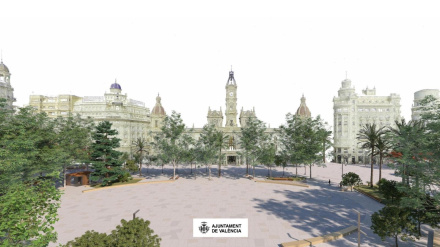 Así será la nueva plaza del Ayuntamiento de Valencia