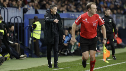 Polémico arbitraje en el Málaga Zaragoza