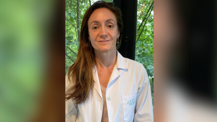 La doctora Teresa Martínez, cirujana maxilofacial