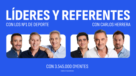 Líderes y referentes: COPE sigue imparable en la última ola del EGM de 2025