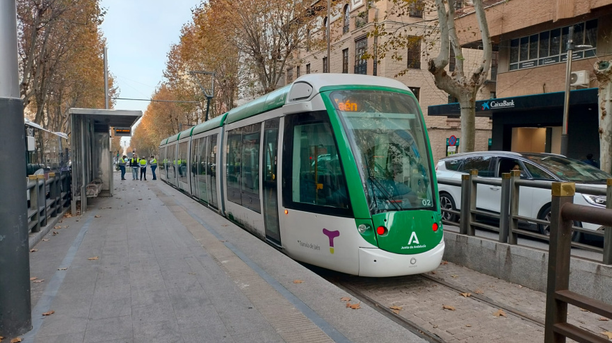 El tranvía de Jaén, este martes