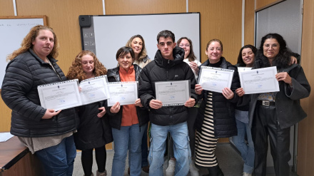 Algunos de los participantes en la acción formativa