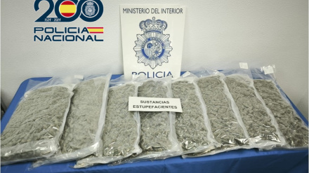Más de 9 kilos de marihuana en un maletero